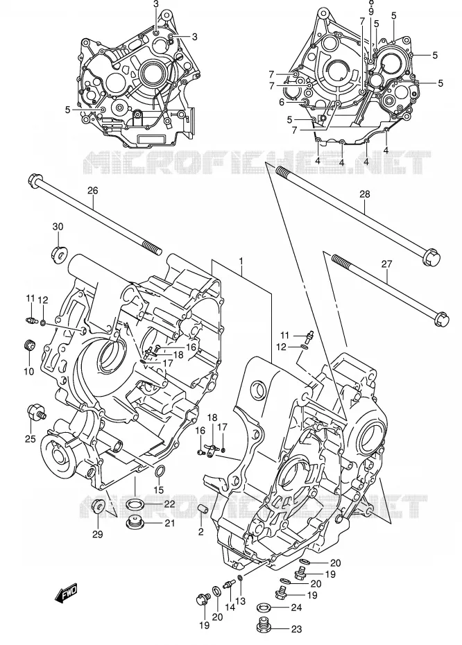 CARTER Suzuki MOTO 1000 SV-S 2003  SV1000S2K3(E2)