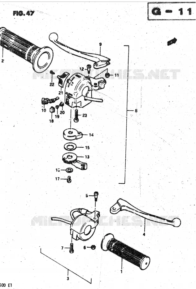 COMMODOS (E41) Suzuki MOTO 50 VAN-VAN 1983  RV50D(X/D)
