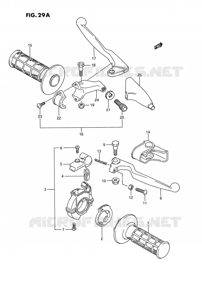 COMMODOS (MODELE K/L/M/N/P/R/S) Suzuki MOTO 80 RM 1994  RM80R(E3)
