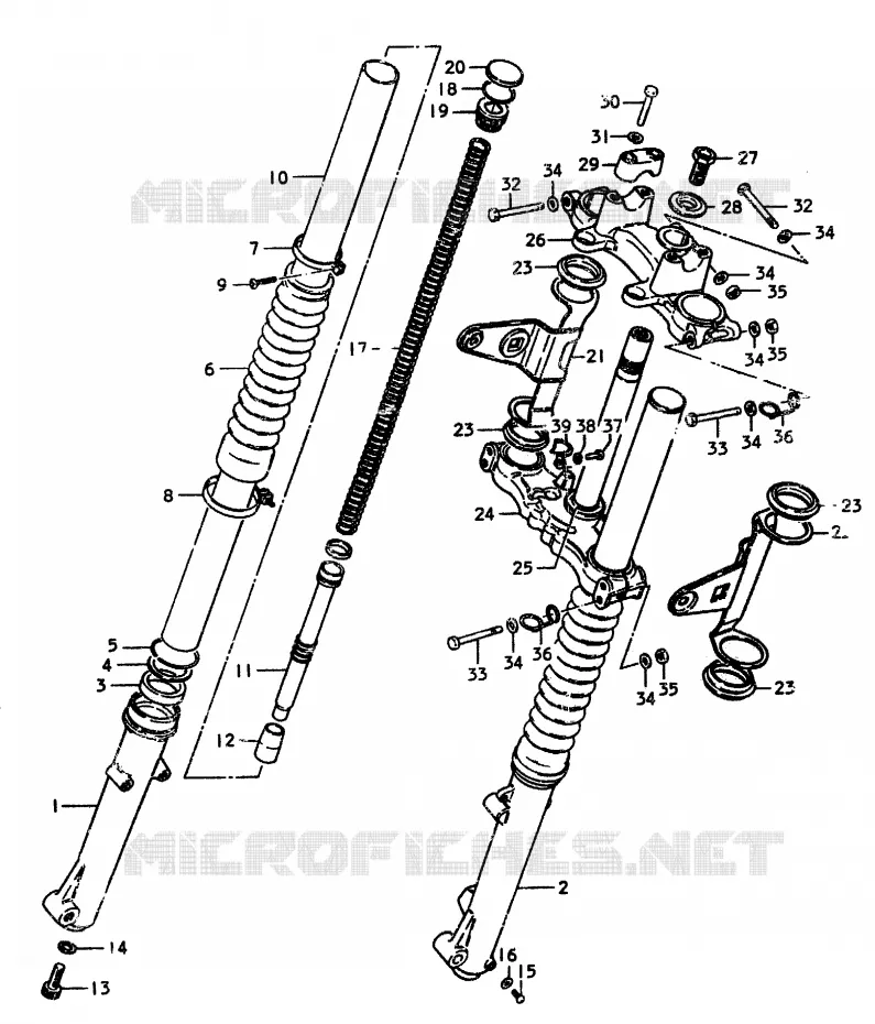PIECES MARCHES SPECIAUX (E6) Suzuki MOTO 370 SP 1978  SP370C(C/N)