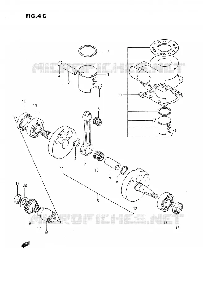 VILEBREQUIN (MODELE L) Suzuki MOTO 80 RM 1993  RM80P(E3)