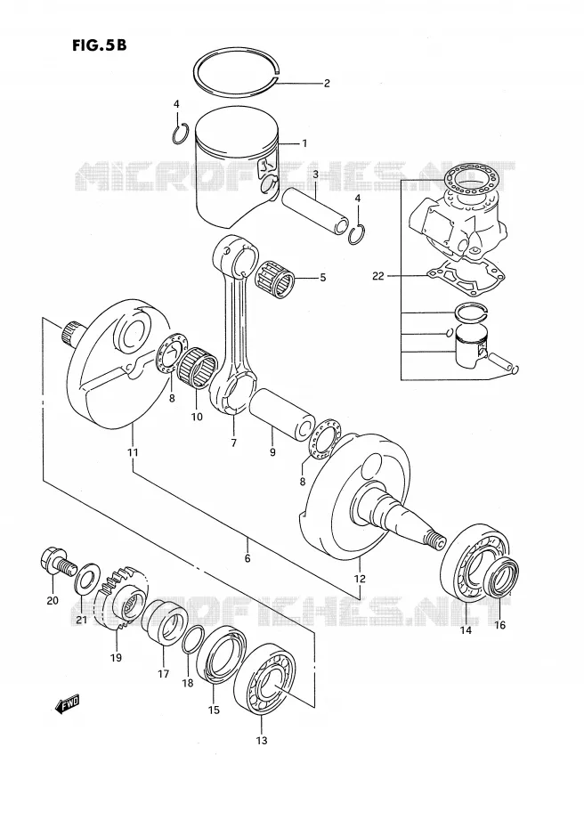 VILEBREQUIN (MODELE P/R) Suzuki MOTO 250 RMX 1996  RMX250T(E3)