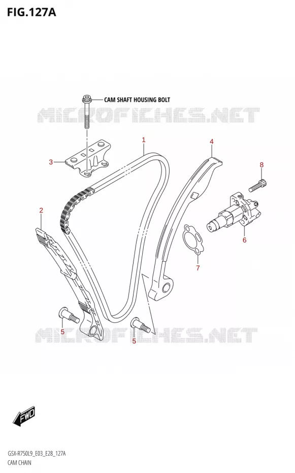 DISTRIBUTION Suzuki MOTO 750 GSX-R 2019  GSX-R750 L9 (E03,E28,E33)