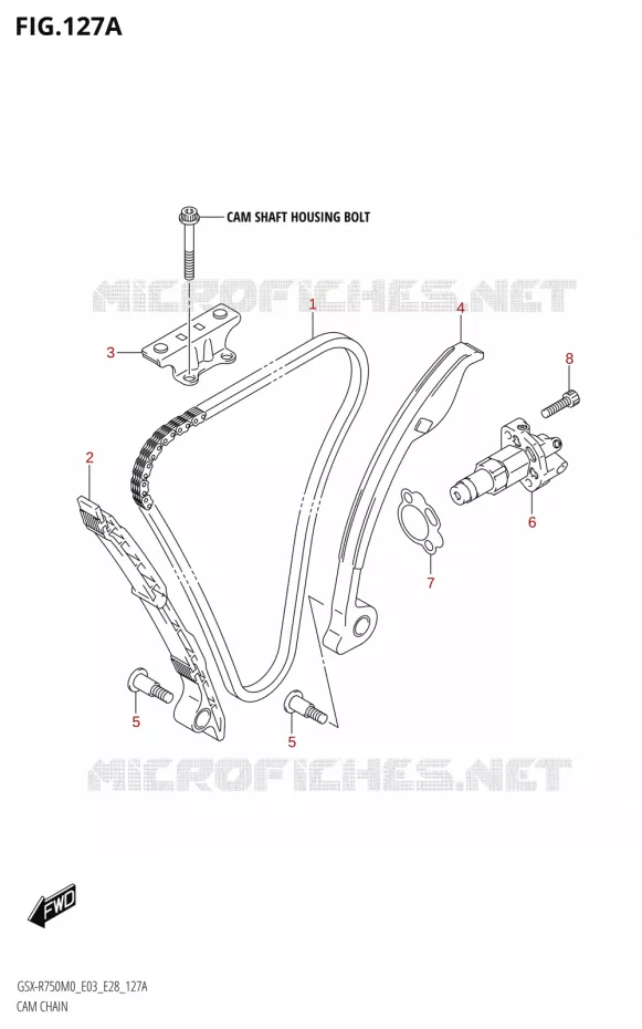 DISTRIBUTION Suzuki MOTO 750 GSX-R 2020  GSX-R750 M0 (E03,E28,E33)