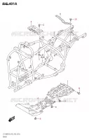 CADRE pour Suzuki KINGQUAD 400 2023