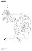 ROUE AVANT pour Suzuki KINGQUAD 400 2023