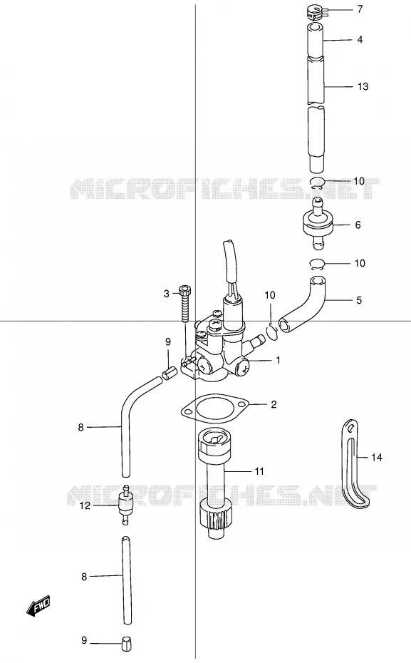 POMPE A HUILE (MODELE W/X) Suzuki MOTO 50 STREET-MAGIC 2000  TR50SY(E2)
