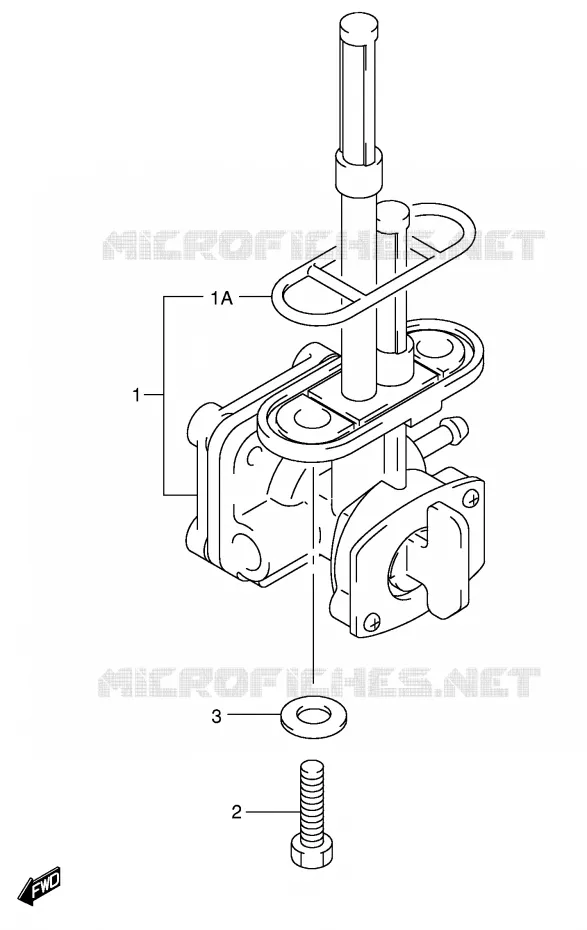 ROBINET D'ESSENCE Suzuki MOTO 125 INTRUDER 2004  VL125K4(E2)