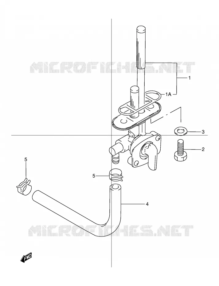 ROBINET D'ESSENCE Suzuki MOTO 125 TU 1999  TU125X(E2)