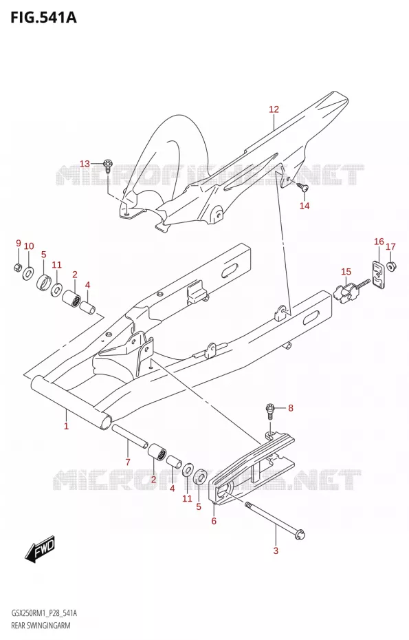 BRAS OSCILLANT Suzuki MOTO 250 GSX-R 2021  GSX250R M1 (P28)
