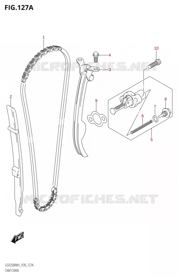 DISTRIBUTION Suzuki MOTO 250 GSX-R 2021  GSX250R M1 (P28)