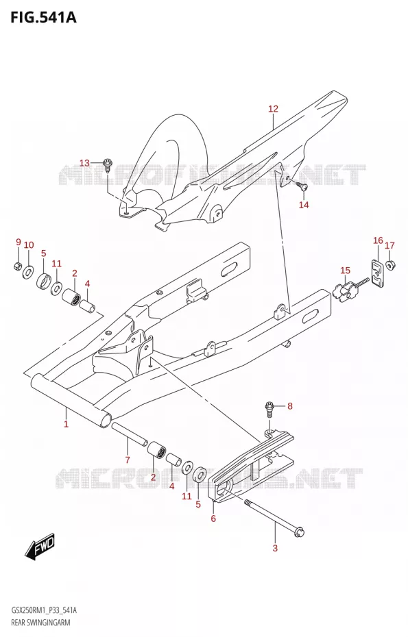 BRAS OSCILLANT Suzuki MOTO 250 GSX-R 2021  GSX250R M1 (P33)