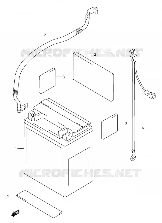 BATTERIE Suzuki MOTO 1500 INTRUDER 2002  VL1500K2(E2)