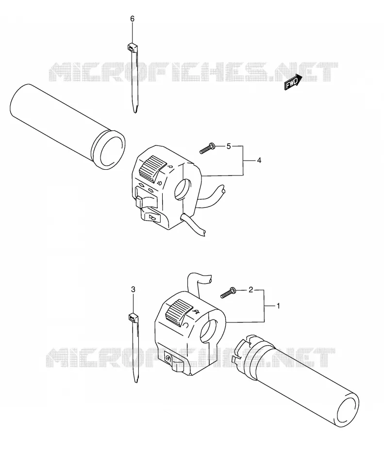 COMMODOS (MODELE W/X/Y/K1/K2) Suzuki MOTO 1500 INTRUDER 2004  VL1500K4(E2)