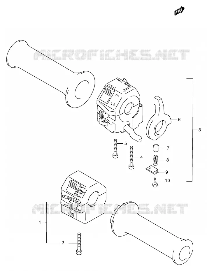 COMMODOS Suzuki MOTO 800 VX 1990  VX800L(E4)