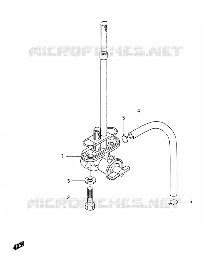ROBINET D'ESSENCE Suzuki MOTO 200 TS-R 1992  TS200RN(E28)