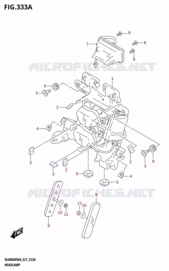 PHARE Suzuki MOTO 800 V-STROM 2024  DL800DERC M4 (E21)