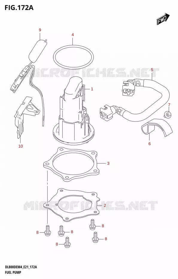 POMPE A ESSENCE Suzuki MOTO 800 V-STROM 2024  DL800DERC M4 (E21)