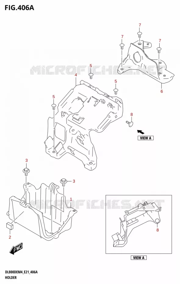 SUPPORT Suzuki MOTO 800 V-STROM 2024  DL800DEUC M4 (E21)