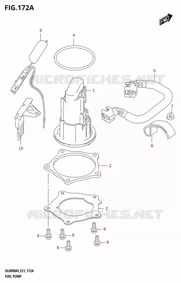 POMPE A ESSENCE Suzuki MOTO 800 V-STROM 2024  DL800RQ M4 (E21)