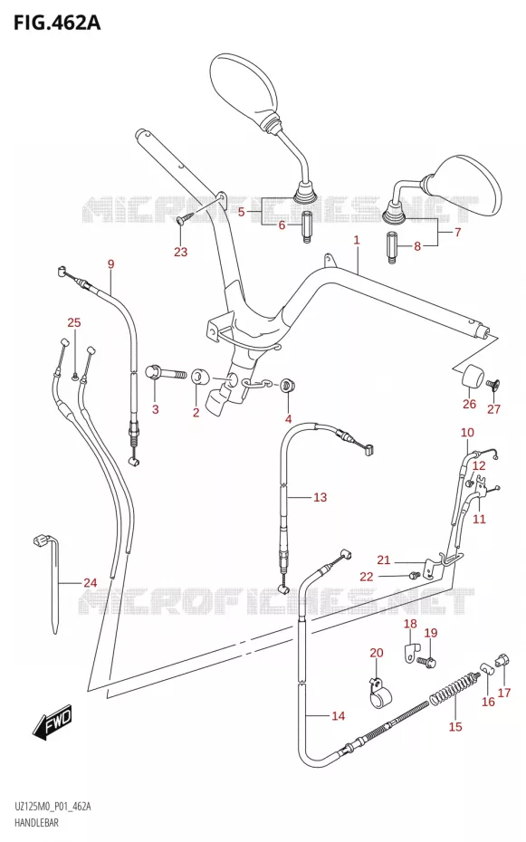 GUIDON Suzuki SCOOTER 125 ACCESS 2020  UZ125NE M0 (E01)