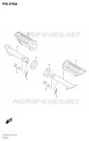 REPOSE PIED pour Suzuki ACCESS 125 2022