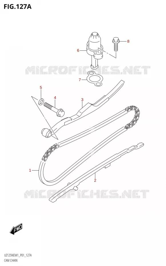 DISTRIBUTION Suzuki SCOOTER 125 ACCESS 2021  UZ125NE M1 (E01)