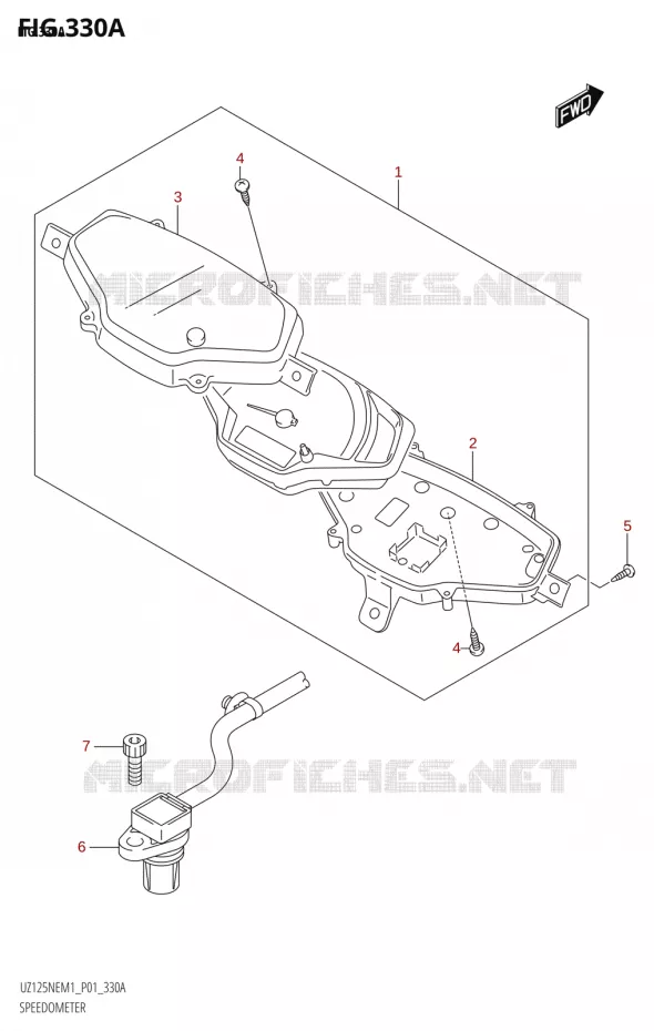 COMPTEUR Suzuki SCOOTER 125 ADDRESS 2023  UZ125NEY M3 (P19)