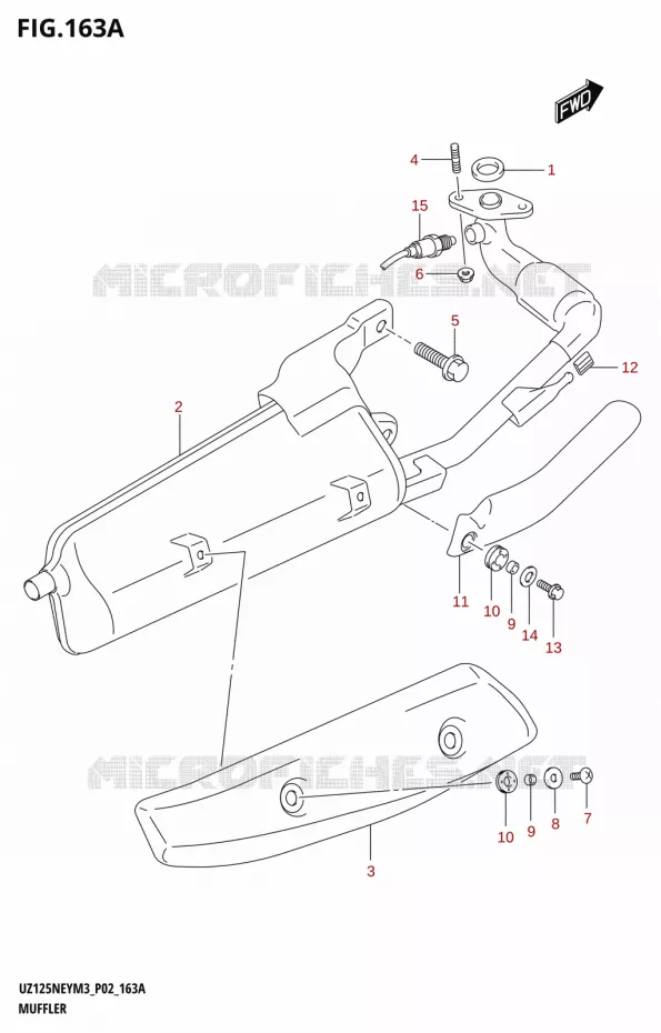 SILENCIEUX Suzuki SCOOTER 125 ACCESS 2023  UZ125NEY M3 (P19)