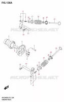 ARBRE A CAMES   SOUPAPES pour Suzuki AVENIS 125 2023