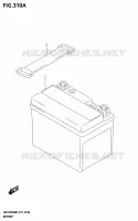 BATTERIE pour Suzuki AVENIS 125 2023