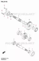 TRANSMISSION (2) pour Suzuki AVENIS 125 2023