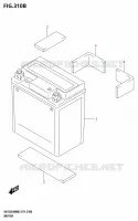 BATTERIE pour Suzuki BURGMAN 125 2023