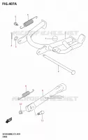BEQUILLE pour Suzuki BURGMAN 125 2023