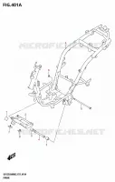 CADRE pour Suzuki BURGMAN 125 2023