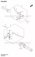 LEVIERS   POIGNEES pour Suzuki BURGMAN 125 2023