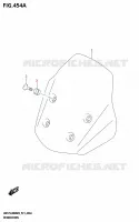 PARE BRISE pour Suzuki BURGMAN 125 2023
