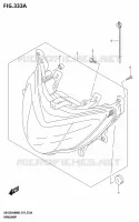 PHARE pour Suzuki BURGMAN 125 2023