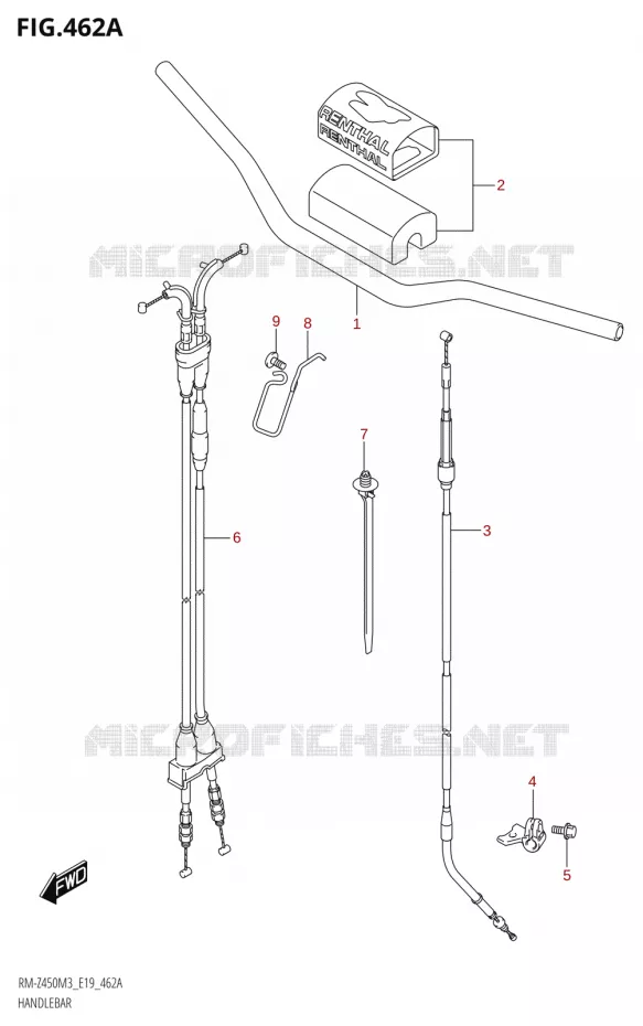GUIDON Suzuki MOTO 450 RM-Z 2023  RM-Z450 M3 (E19)