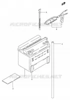 BATTERIE pour Suzuki TS-ER 125 1998