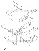 BRAS OSCILLANT ARRIERE pour Suzuki TS-ER 125 1998