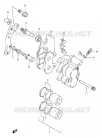 ETRIER DE FREIN AVANT (P9) pour Suzuki TS-ER 125 1998