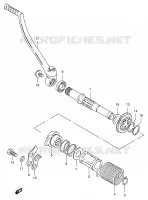 KICK pour Suzuki TS-ER 125 1998