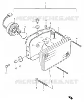 PHARE pour Suzuki TS-ER 125 1998