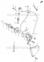 POMPE A HUILE (P9) pour Suzuki TS-ER 125 1998