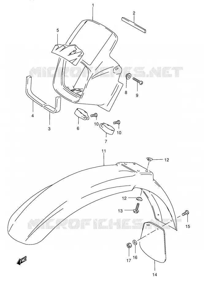BOL DE PHARE (MODELE R) Suzuki MOTO 50 TS-X 1994  TS50XKR(E1)