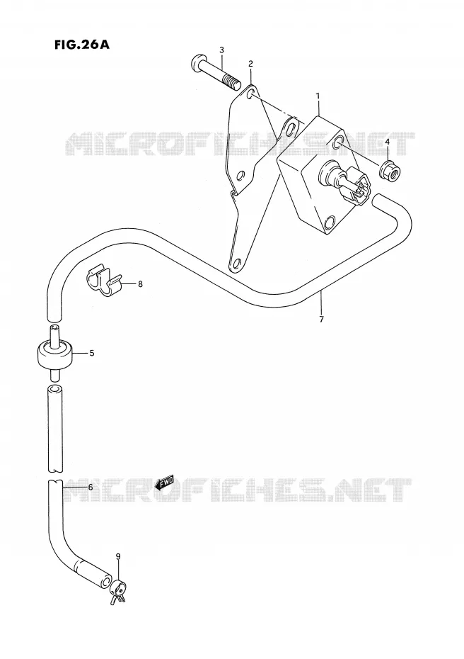 CAPTEUR D'AIR (MODELE K/L/M/N/P/R/S) Suzuki MOTO 1400 INTRUDER 1990  VS1400GLFL(E2)