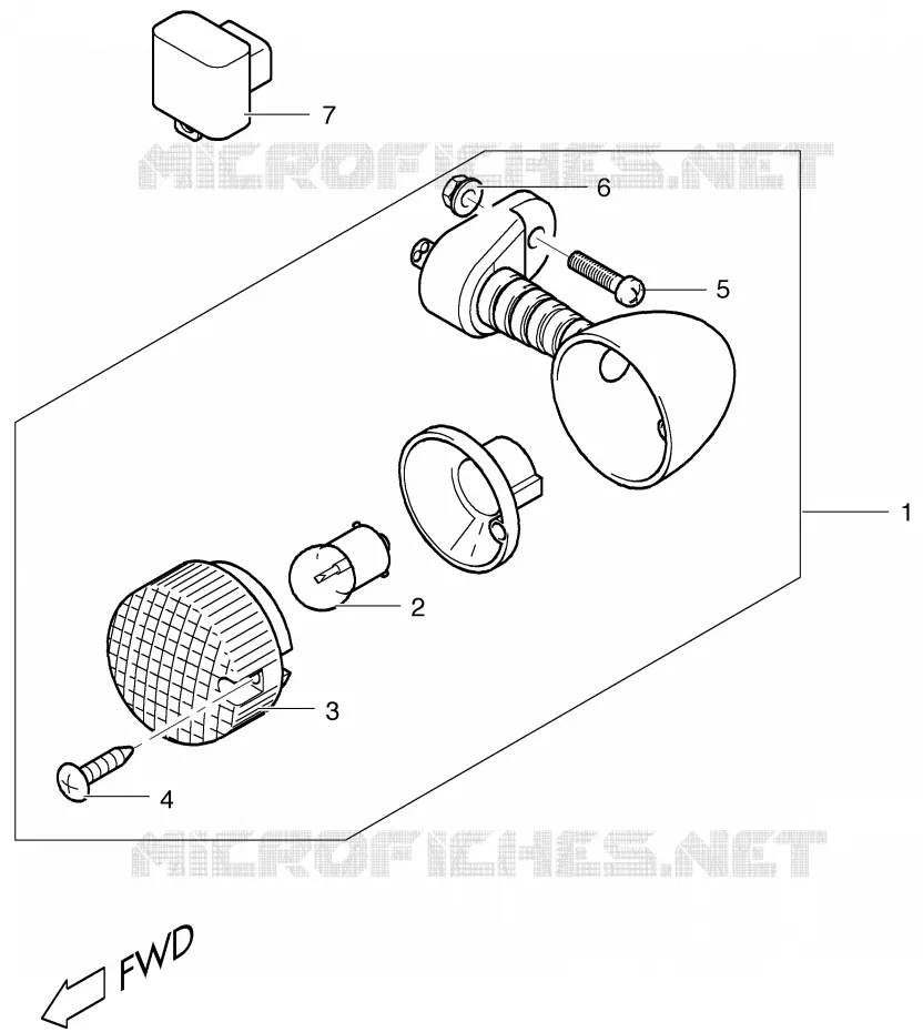 CLIGNOTANTS Suzuki SCOOTER 50 ESTILETE 2000  UF50ZY