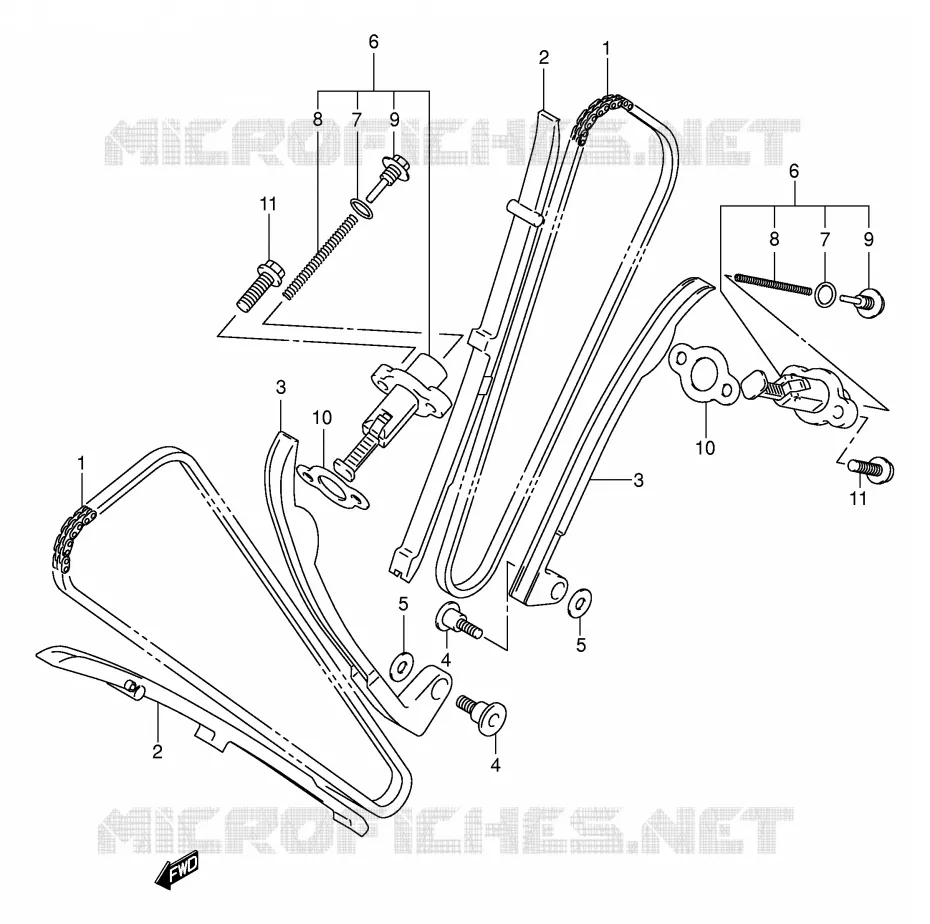 DISTRIBUTION Suzuki MOTO 250 INTRUDER 2002  VL250K2(E2)