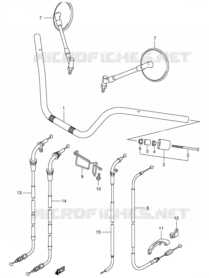 GUIDON Suzuki MOTO 125 INTRUDER 2003  VL125K3(E2)